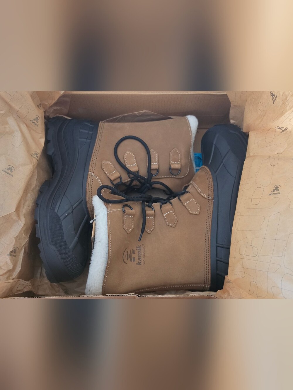 Kamik Men's Alborg Winter Boots NIB Rated For Extreme Tempertures Size 13